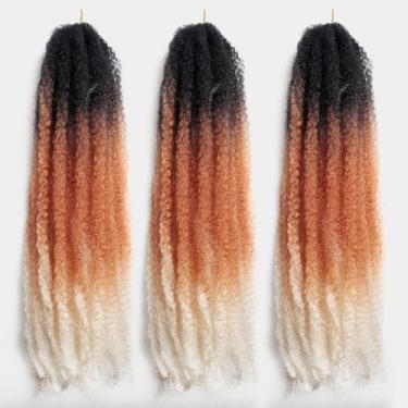 Imagem de Extensões de cabelo BYKSVIOC Marley Twist 24 polegadas, 8 pacotes
