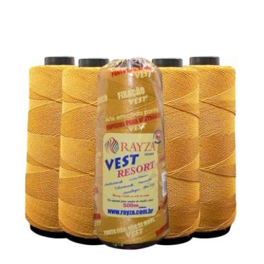 Imagem de Linha Rayza Vest Resort - Cor 019 Pepita de Ouro - Tex 288-500m - Polipropileno