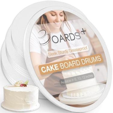 Imagem de Cake Drum BOARDS, finas de 0,25 cm, 8 + 10 + 12 polegadas (pacote com 