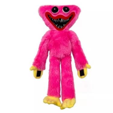 Imagem de Brinquedo de pelúcia Huggy Wuggy, videogame 40 cm, rosa para crianças 