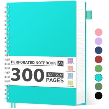 Imagem de Caderno espiral AHGXG College Ruled A4 300 páginas 100gsm