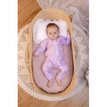 Imagem de Macacão Bebê Soft com Zíper Frontal Térmico Quentinho e Aconchegante F