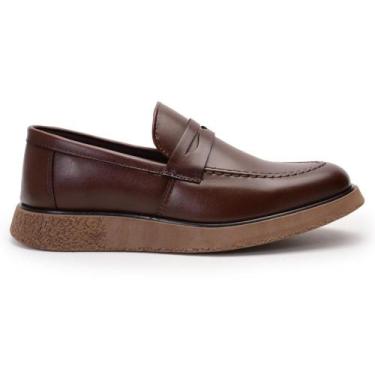 Imagem de Mocassim Masculino Elegante Confortável Slip-on - DUPRADO, Marrom escu