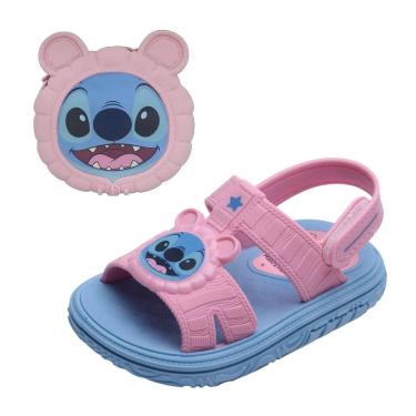 Imagem de Sandalia Infantil Menina Confortavel Personagem Disney Stitch