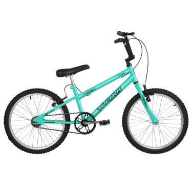 Imagem de Bicicleta de Passeio Ultra Bikes Esporte Rebaixada Aro 20 Reforçada Freio V-Brake Infantil Juvenil Verde Anis