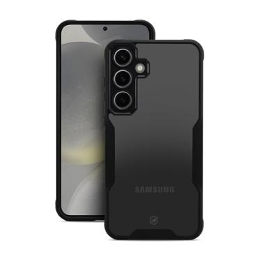 Imagem de Gshield Capa Case Capinha Dual Shock Sense Preta Acabamento Premium Proteção Contra Arranhões, Quedas e Impactos para Samsung Galaxy (S24 Plus (+) / S25 Plus)