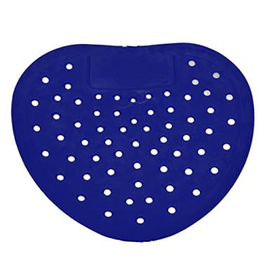 Imagem de Zhjvihx Tapetes de Mictório Anti-respingos e Anti-entupimento, Economizam Tempo, Desodorante de Tela de Mictório para Restaurantes, Banheiros (buraco grande azul)