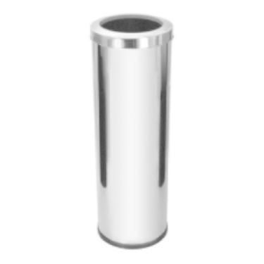 Imagem de Lixeira Em Aço Inox Com Aro 30L  C33 