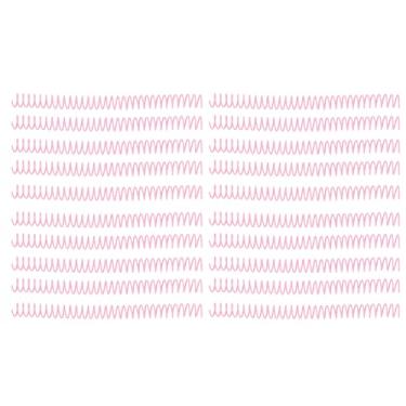 Imagem de QANYEGN 20 bobinas de ligação em espiral de plástico, bobinas de ligação em espiral, mola de fivela de ligação, 19mm 3/4 polegadas id 30 furos espirais para notebook a4 a5 (Rosa)