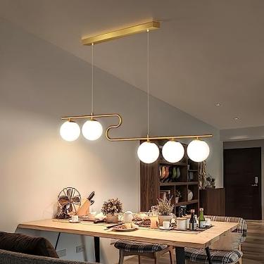 Imagem de Lustre moderno LED luminária para mesa de jantar Lustre regulável para sala de jantar luminária suspensa design moderno teto decorativo luminária para mesa de jantar luminária pendente com c