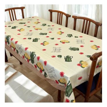 Imagem de Toalha para Mesa 6 Lugares 2,00 x 1,40cm Tecido Oxford Retangular Fácil de Limpar(Modelo - 28)