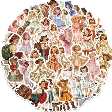 Imagem de Pacote de adesivos Childhood Lolita Theme, 50 unidades de vinil impermeável