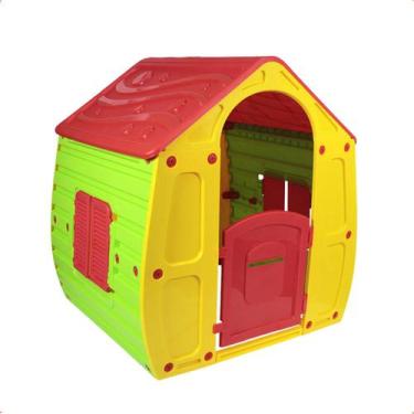 Imagem de Casinha de Brinquedo Infantil Magical Colorida Bel Plástico Criança Pl