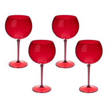 Imagem de Taça De Gin 600ml Kit 4pçs Acrílico Alto Padrão Premium - NEOPLAS, Ver