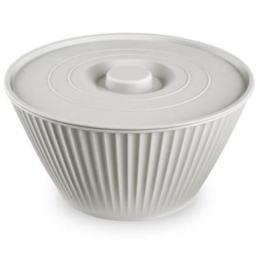 Imagem de Tigela de Plástico Com Tampa 2000ml Redonda Bowl Pote Cozinha - Usual 