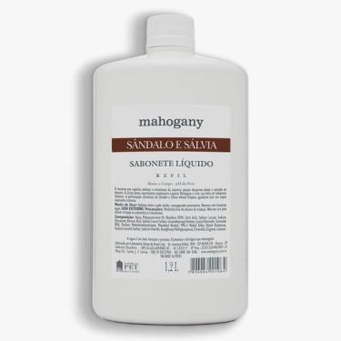 Imagem de Sabonete Líquido Sândalo e Salvia Refil 1,2L - Mahogany