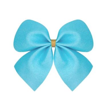 Imagem de Kit 06 Laço Lacinho G de Natal Enfeite Natalino Arvore Luxo (Azul Bebê)