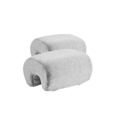 Imagem de pretelytiti Almofada de apoio de braço para cadeiras de escritório - Almofada macia de suporte de cotovelo com fundo antiderrapante, serve para a maioria das cadeiras de 2 peças (cinza)