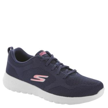 Imagem de Skechers Tênis feminino Go Walk Joy Violet, Azul-marinho/rosa, 34