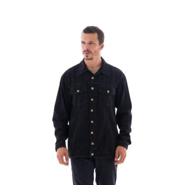 Imagem de Jaqueta Jeans Masculina Arauto Tradicional Black-Masculino