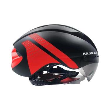 Imagem de Capacete De Bicicleta Unissex Com Lente Substituível Para Competição D
