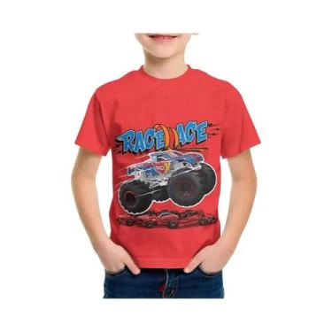 Imagem de Camiseta Casual De Verão Com Estampa Disney Hot Wheels Para Crianças E