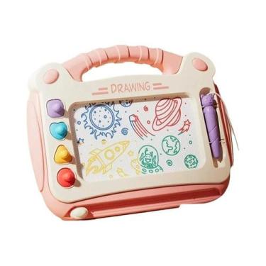 Imagem de Quadro Magnético De Desenho Para Crianças, Brinquedo Montessori, Quebr