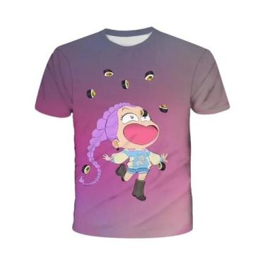 Imagem de Camiseta Infantil KPop Demon Hunters Tiger Para Meninos E Meninas, Cam
