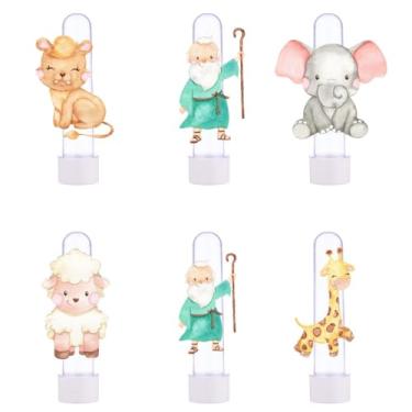 Imagem de Tubetes Arca De Noé Aquarela - Kit com 20 Unidades