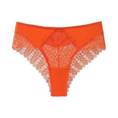 Imagem de Calcinha Triangular Em Renda Em Forma De Folha, Lingerie Sexy Com Reco