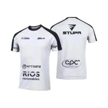 Imagem de Camiseta De Tênis Masculina De Verão Solta, Cor Sólida, Gola Redonda, 