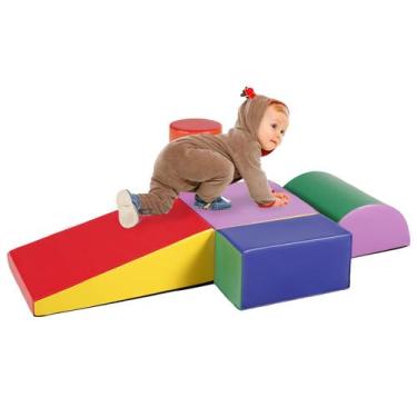 Imagem de Conjunto Activity Play Kinder King Climb Crawl, 5 peças de espuma maci