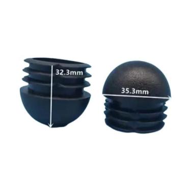 Imagem de Protetores De Pés De Cadeira Redondos De Aço Silenciosos (4/8 Peças) -