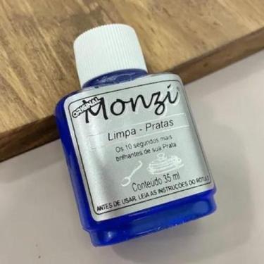 Imagem de Limpa Prata Monzi Azul 35ml Limpador de Pratas 925, Monzi, 1 unidade