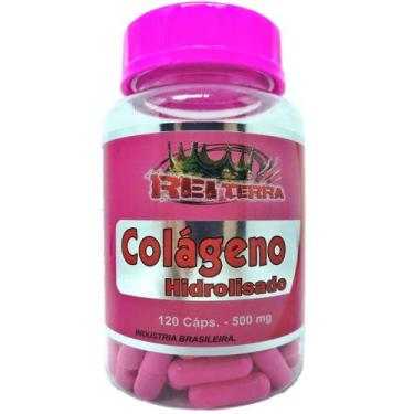 Imagem de 3 Colágeno Hidrolisado 120 Cápsulas 500mg - Rei Terra