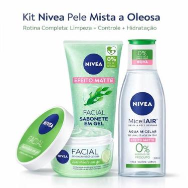 Imagem de Kit Nivea Pele Oleosa Completo Limpeza + Hidratação Completa