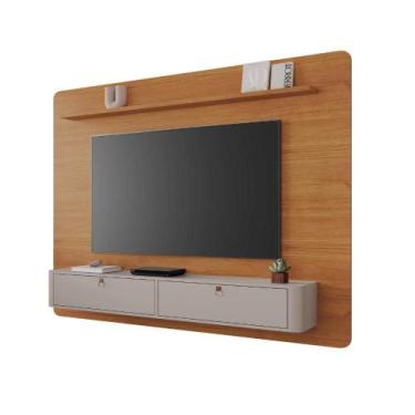 Imagem de Painel Tito para TV até 65 Polegadas - Top Decor, Cinamomo/Off
