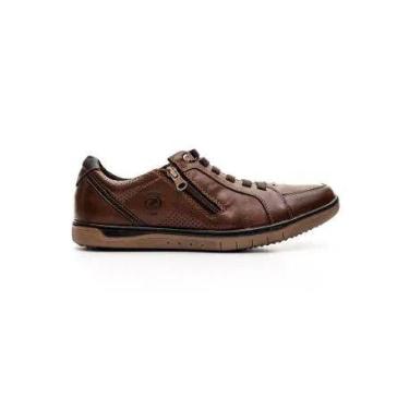 Imagem de Sapatenis Casual Masculino Casual Zapattero 0404, 39, Brown