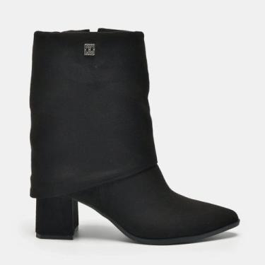 Imagem de Coturno Estiloso Casual Feminino Via Marte 255008-02, Preto, 38