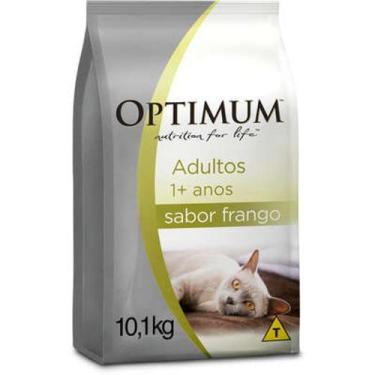 Imagem de Ração Optimum para Gatos Adultos 1+ anos Frango 10,1 kg