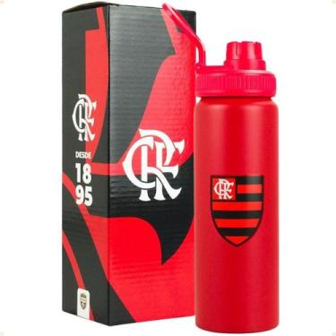 Imagem de Garrafa Alumínio 750ml Flamengo REF. QH0825 - MILENO