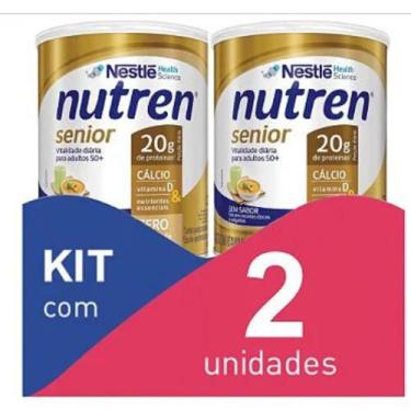 Imagem de Nutren Senior Pó Sem sabor 740g - Kit com 2 unidades