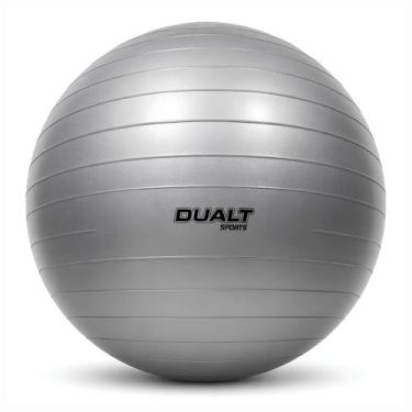 Imagem de Bola Suíça Gym Dualt Ball 65cm - Pilates e Yoga, Cinza, M