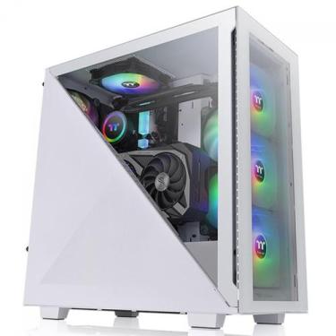 Imagem de Gabinete Gamer Thermaltake Divider 300 TG Snow ARGB, Mid Tower, Vidro 
