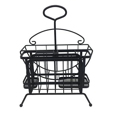 Imagem de SUPORTE PRATOS E TALHERES FERRO L28XP21XA31,5CM COR PRETO