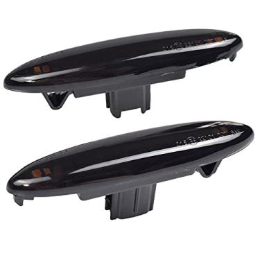 Imagem de 2 pçs Led Dynamic Side Marker Turn Signal Light para MARK X REIZ CROWN UZZ40 Highlander Camry 40 (preto)