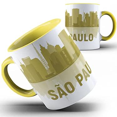Imagem de Caneca amarela Cidade São Paulo