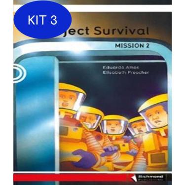 Imagem de Kit 3 Livro Project Survival Mission 2 Ed2