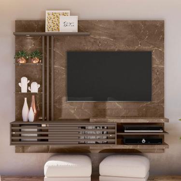 Imagem de Painel Home Madetec Cross com 2 Portas, Ideal para TV de Até 55”