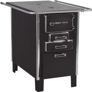 Imagem de Fogão A Lenha Econômico C Caixa Preto Fornos Pinhal N1